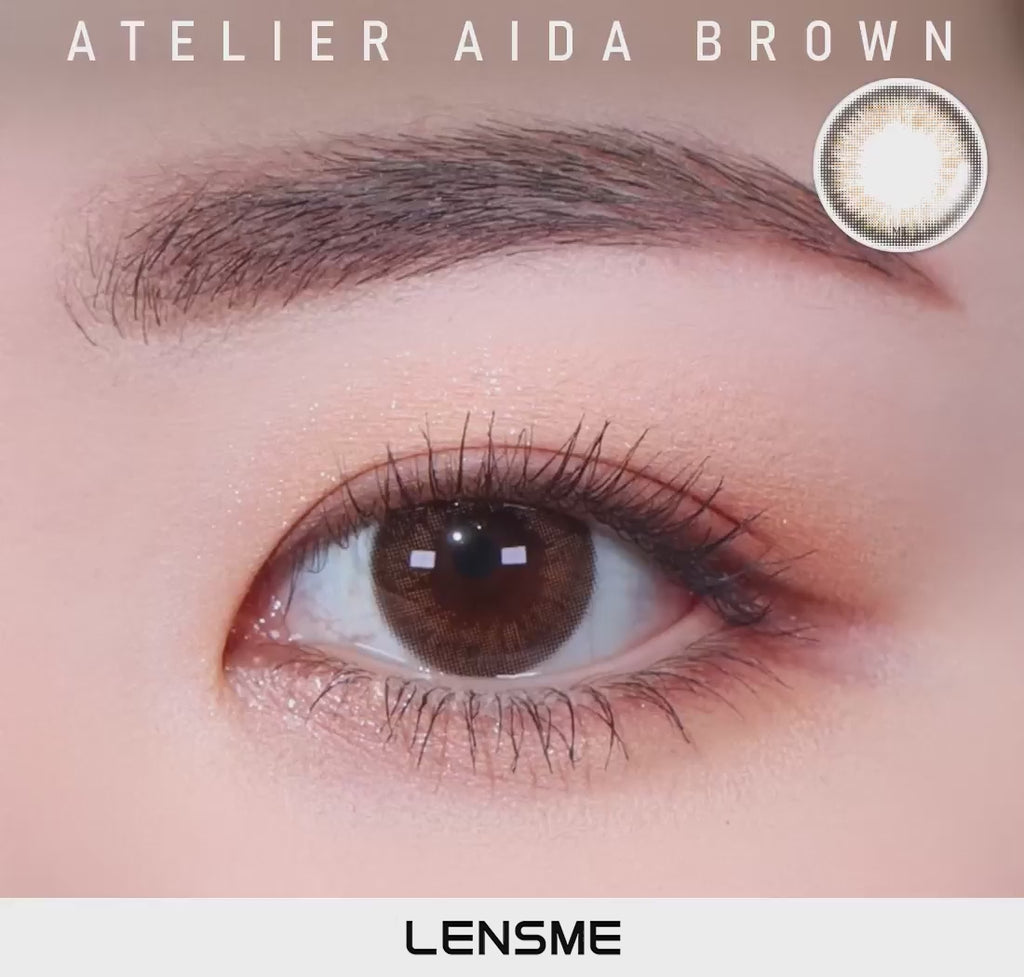 Aida Brown | Toric Contact Lenses for Astigmatism – TORICA by Lensme